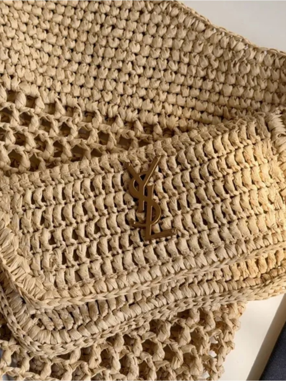 Crochet Tote bag with Matching Pouch - Picture 12 of 14
